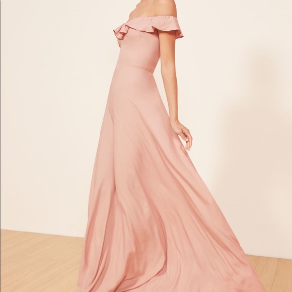 *SOLD* Reformation Verbena Dress in Blush - Picture 2 of 12